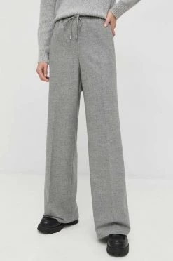 Γυναικεία Υφασμάτινα Παντελόνι από μείγμα μαλλιού BOSS γκρι, 7 Γυναικεία Υφασμάτινα Παντελόνι από μείγμα μαλλιού BOSS γκρι, -Boss Κατάστημα πωλήσεων unnamed file 639