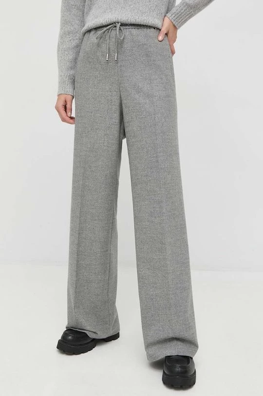 Γυναικεία Υφασμάτινα Παντελόνι από μείγμα μαλλιού BOSS γκρι, 4 Γυναικεία Υφασμάτινα Παντελόνι από μείγμα μαλλιού BOSS γκρι, - Image 2