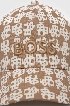 Γυναικεία Jockey Σκούφος με γείσο BOSS μπεζ -Boss Κατάστημα πωλήσεων unnamed file 69