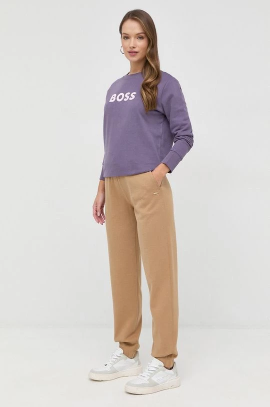 Γυναικεία Παντελόνια φόρμας Παντελόνι φόρμας BOSS μπεζ 4 Γυναικεία Παντελόνια φόρμας Παντελόνι φόρμας BOSS μπεζ - Image 2