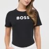 Γυναικεία Κοντομάνικο Βαμβακερό μπλουζάκι BOSS μαύρο 2 Γυναικεία Κοντομάνικο Βαμβακερό μπλουζάκι BOSS μαύρο -Boss Κατάστημα πωλήσεων unnamed file 764