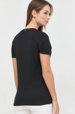 Γυναικεία Κοντομάνικο Βαμβακερό μπλουζάκι BOSS μαύρο -Boss Κατάστημα πωλήσεων unnamed file 766