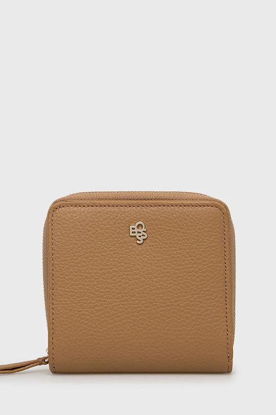Γυναικεία Πορτοφόλια Δερμάτινο πορτοφόλι BOSS χρώμα: μπεζ 3 Γυναικεία Πορτοφόλια Δερμάτινο πορτοφόλι BOSS χρώμα: μπεζ