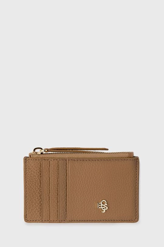 Γυναικεία Πορτοφόλια Δερμάτινο πορτοφόλι BOSS χρώμα: μπεζ 4 Γυναικεία Πορτοφόλια Δερμάτινο πορτοφόλι BOSS χρώμα: μπεζ - Image 2
