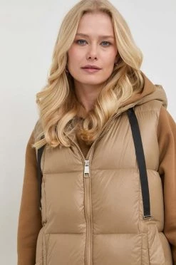 Γυναικεία Γιλέκα Αμάνικο από πούπουλα BOSS χρώμα: μπεζ -Boss Κατάστημα πωλήσεων unnamed file 80