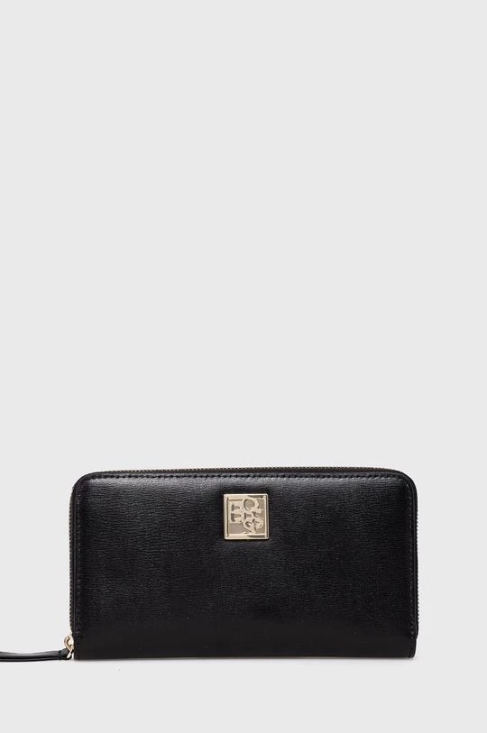 Γυναικεία Πορτοφόλια Δερμάτινο πορτοφόλι BOSS χρώμα: μαύρο 3 Γυναικεία Πορτοφόλια Δερμάτινο πορτοφόλι BOSS χρώμα: μαύρο