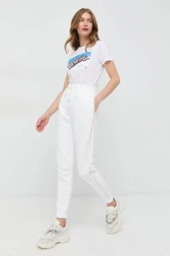 Γυναικεία Κοντομάνικο Βαμβακερό μπλουζάκι BOSS άσπρο -Boss Κατάστημα πωλήσεων unnamed file 829