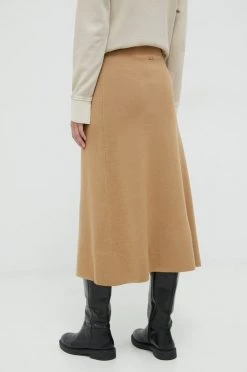 Γυναικεία Φούστες Μάλλινη φούστα BOSS μπεζ, -Boss Κατάστημα πωλήσεων unnamed file 887
