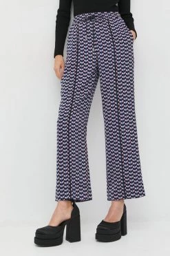 Γυναικεία Υφασμάτινα Παντελόνι BOSS πολύχρωμο