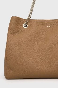 Γυναικεία Τσάντες Shopper και Tote Δερμάτινη τσάντα BOSS μπεζ -Boss Κατάστημα πωλήσεων unnamed file 913