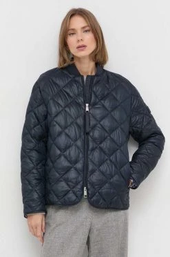 Γυναικεία Κοντά μπουφάν Μπουφάν BOSS ναυτικό μπλε,