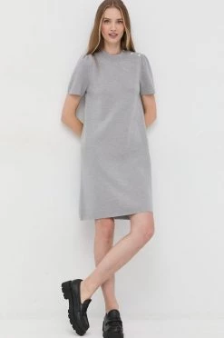 Γυναικεία Φορέματα Μάλλινο φόρεμα BOSS γκρι, -Boss Κατάστημα πωλήσεων unnamed file 927