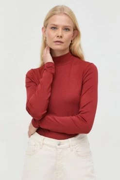 Γυναικεία Μακρυμάνικο Longsleeve BOSS κόκκινο