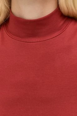 Γυναικεία Μακρυμάνικο Longsleeve BOSS κόκκινο -Boss Κατάστημα πωλήσεων unnamed file 944