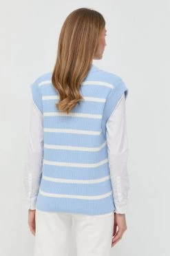 Γυναικεία Χωρίς φερμουάρ Γιλέκο από μετάξι BOSS ανοιχτό μπλε -Boss Κατάστημα πωλήσεων unnamed file 968