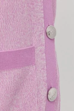 Γυναικεία Με φερμουάρ Πλεκτή ζακέτα BOSS μοβ -Boss Κατάστημα πωλήσεων unnamed file 980