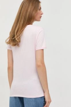 Γυναικεία Κοντομάνικο Βαμβακερό μπλουζάκι BOSS ροζ 9 Γυναικεία Κοντομάνικο Βαμβακερό μπλουζάκι BOSS ροζ -Boss Κατάστημα πωλήσεων unnamed file 983