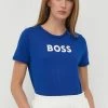Γυναικεία Κοντομάνικο Βαμβακερό μπλουζάκι BOSS ροδάκινο -Boss Κατάστημα πωλήσεων unnamed file 997